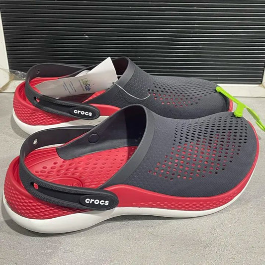 360 Crocs Literide Clogs (Navy/Red)