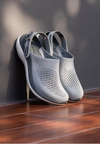 360 Crocs Literide Clogs (Light Grey)
