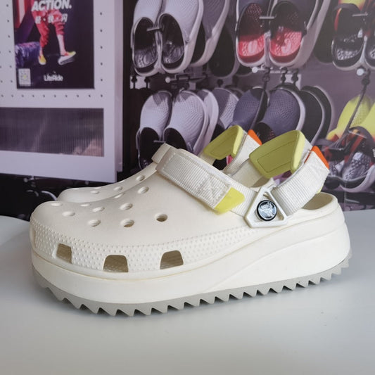 Crocs Classic Hiker Clogs (White)