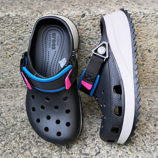 Crocs Classic Hiker Clogs (Black)