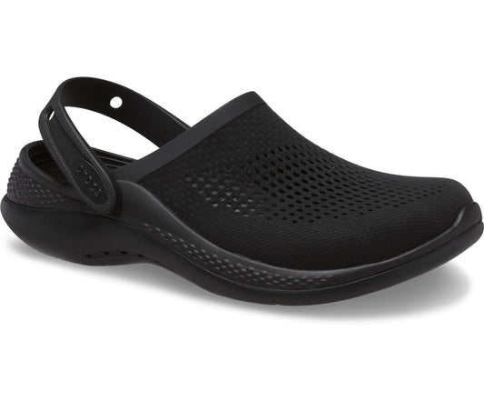 360 Crocs Literide Clogs (Core Black)