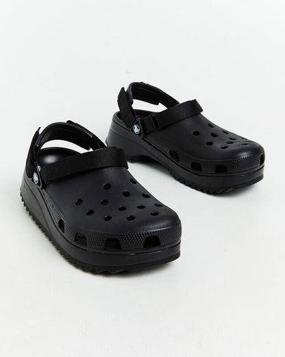 Crocs Classic Hiker Clogs (All Black)