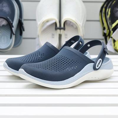 360 Crocs Literide Clogs (Navy Blue/Grey)